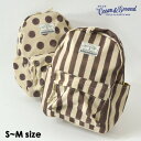 【メール便不可】オーシャンアンドグラウンド 1115101-MG DAYPACK DOT STRIPES キッズ カバン 鞄 かばん リュック バックパック 入園 通園 保育園 幼稚園 小学生 遠足 旅行 習い事 女の子 女児 子ども Ocean＆Ground 7009834 21SU