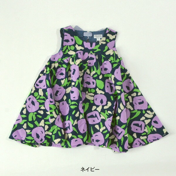 【20％OFF】【メール便可】リオ C37851-12-12m14m サーキュラサンドレス キッズ ベビー トップス ノースリーブワンピース 花柄 女の子 子供服 RIO 4023946 21SU-t【SALEsaleセールバーゲン】