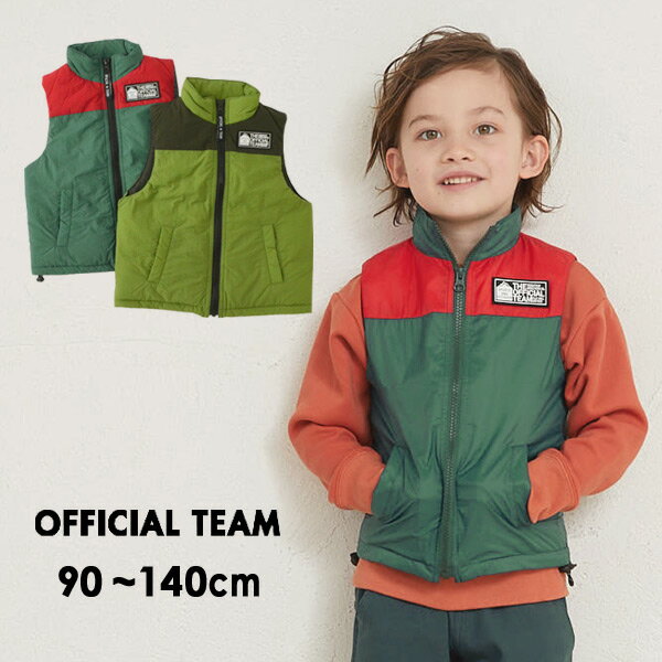 オフィシャルチーム 1221342-mm11-I WINTER CLOSING VEST/ウィンタークロージングベスト キッズ ベビー トップス 中綿ベスト OFFICIAL TEAM 4024361 21af-k-t goc55