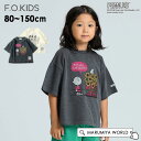 PEANUTSコラボ ガーメントダイTシャツ キッズ ベビー トップス 半袖Tシャツ バッグ付き 男の子 カジュアル 子供 子ども 子供服 エフオーキッズ F.O.KIDS 4026306 R207094-95m15mm 【メール便可】