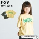 MERCI Tシャツ キッズ トップス 半袖 半そで プリント ロゴ シンプル ジュニア フォブ FOV 4026338 604423-MmXLmm【メール便可】