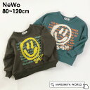 スマイルトレーナー キッズ トレーナー 長袖 スウェット トレーナー 裏毛 子供 子供服 ネオ NeWo 4026533 3224203-mmm90【90cmマデメール便可】(4)