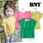 BNT 無地半袖Tシャツ(ぽにょ入り) T754 キッズ ベビー トップス ビーエヌティ 4003229 【定番】