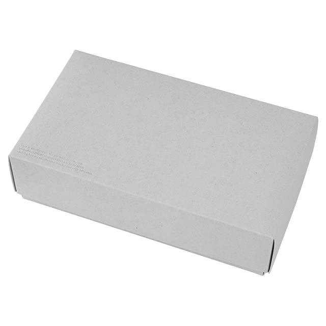 ヘッズ 日本製 ギフトボックス 26×7.2×15.2cm L グレー 10枚 グレイッシュスタイル HEADS GRS-GL身ふた分離型型押し英文デザインあり