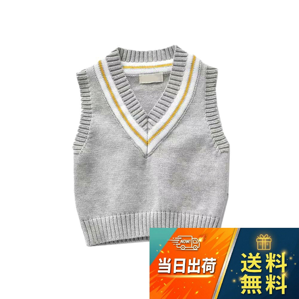 【送料無料】[SYOU] 子供服 セーター 男の子 女の子 ニット ベスト フォーマル Vネック ケーブル編み スクール キッズ 制服 春秋冬 小学生 通園 通学
