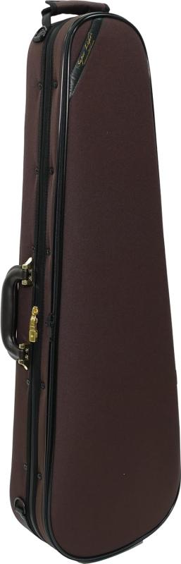 スーパーライト(Super Light) シェイプトバイオリンケース(三角型) ブラウン重量:約1.5kg(ストラップ、ブランケット含まず/若干の個体差があります)付属品:ストラップ2本、ブランケットディープポケットシステムにより、大判スコアも収納可能弓2本収納可能、小物入れ付