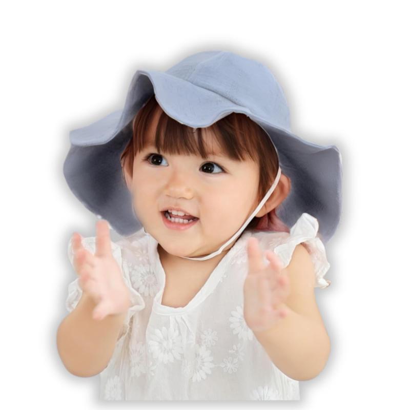 [ジュライサンシャイン] ベビー 赤ちゃん 保育園 帽子 ハット 女の子 春 夏 ゴム付き