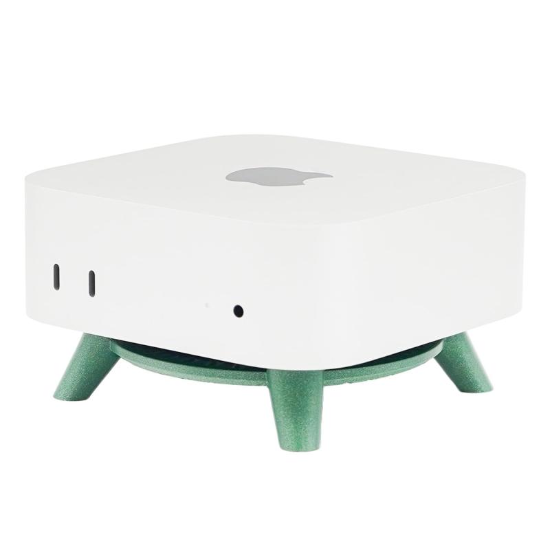 Rakuten - Dee Plus Mac Mini M4/M4 Pro 2024 専用スタンド マウント シンプル デスクトップスタンドマウント 滑り止めパッド付き 電源ボタンの操作が便利