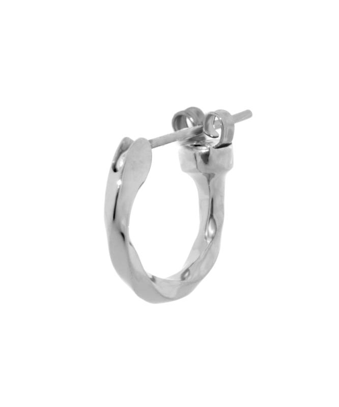 Rakuten - LION HEART ピアス フープピアス クロッシングピアス ツイスト シルバー925 メンズ 直営 片耳用 Sサイズ