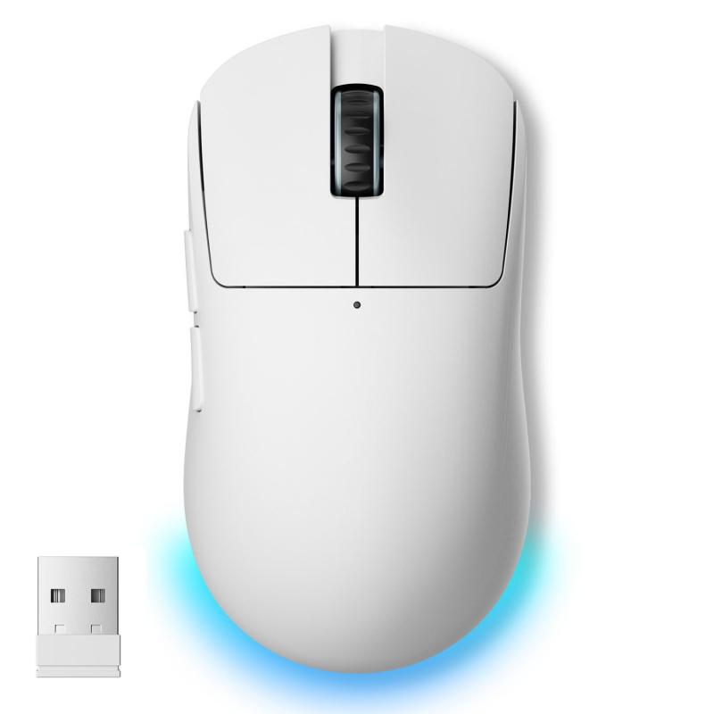 ゲーミングマウス ワイヤレス ゲーミング マウス 無線 Bluetooth 超軽量 75g 低遅延 1ms 超高速 高耐久 8000DPI Type-C RGBライト オプティカルセンサー 5ボタン PC windows mac IOS Androidス