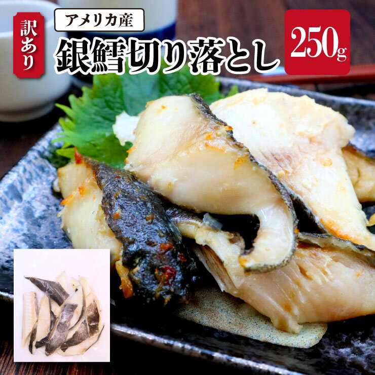 【送料無料!(一部有料エリア有)】アメリカ産 訳あり 銀鱈切り落とし 250g 銀鱈 銀たら 銀タラ 切り落とし