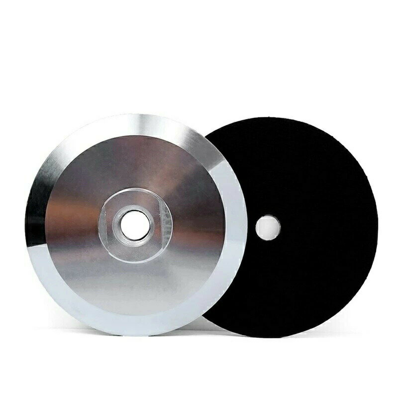 ダイヤモンド 研磨パッド 5インチ アルミニウムベース バッキング ホルダー M14 研磨ホイール ホルダーパッド(4)
