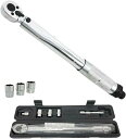 トルクレンチ タイヤ交換工具 レンチ 車用 バイク用 トルクスレンチ 差込角12.7mm (1/2インチ) 28-210N.m 精度±3% プレセット型トルクレ...