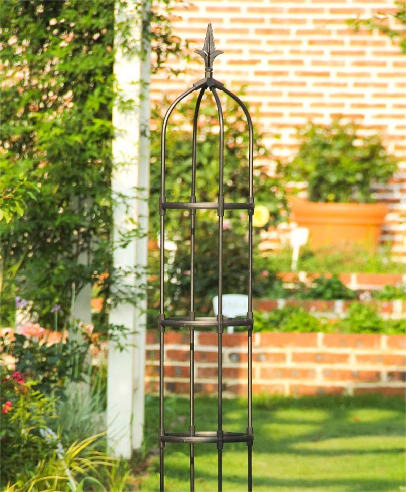 ミニオベリスク ローズオベリスク 自由調整可能 園芸用品 植物 鉢おしゃれ軽量 防錆菜園 組み立て かん..