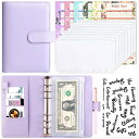 手帳 お金管理 現金用 予算管理 現金封筒ウォレット オールインワン 予算封筒 ファイリング 6穴 お金管理 予算シート 節約 家計管理 予算管理 家庭用 仕事用 業務用