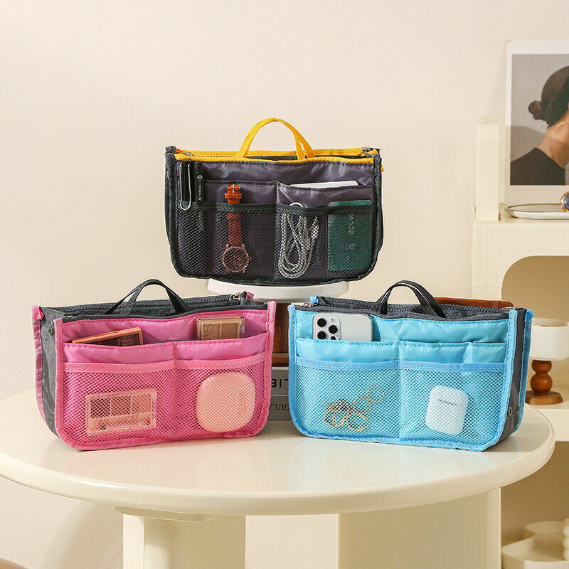 バッグインバッグ 縦型 タテ型 深型 軽量 バッグを仕切れる インナーバッグ 収納 旅行 バッグ 持ち運び..