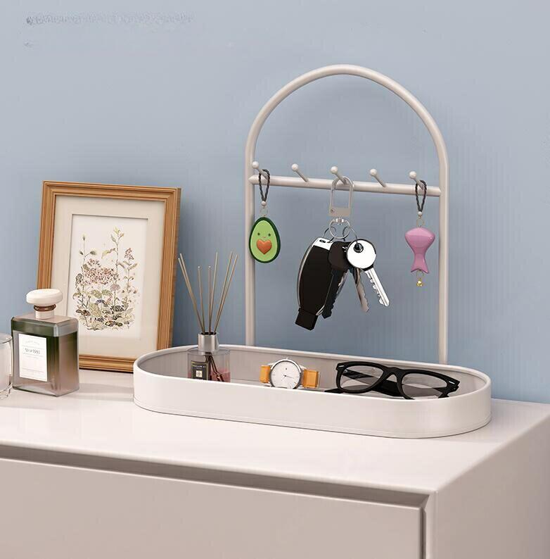 キーホルダー 玄関 キーフックスタンド 玄関収納 ホワイト ブラック 北欧 収納 おしゃれ かわいい 収納..