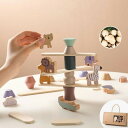 バランスパズル 木製パズル おもちゃ 積み木 木製玩具 知育玩具 子ども 男の子 女の子 バランスゲーム 動物パズル ブロック 積み上げ 木のおもちゃ バランスおもちゃ 集中力 指先訓練 積み木 木製おもちゃ 出産祝い 誕生日 プレゼント