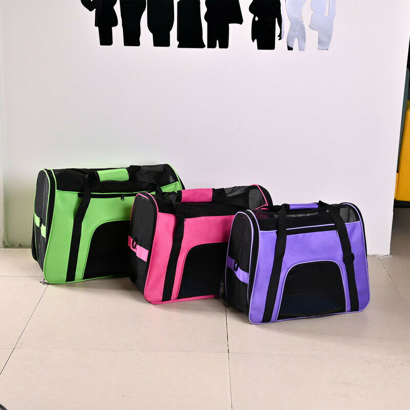 ペットキャリー 猫 キャリーバッグ 猫用・小型犬 折りたたみ式 お出かけ ドライブ 手提げキャリーバッ..