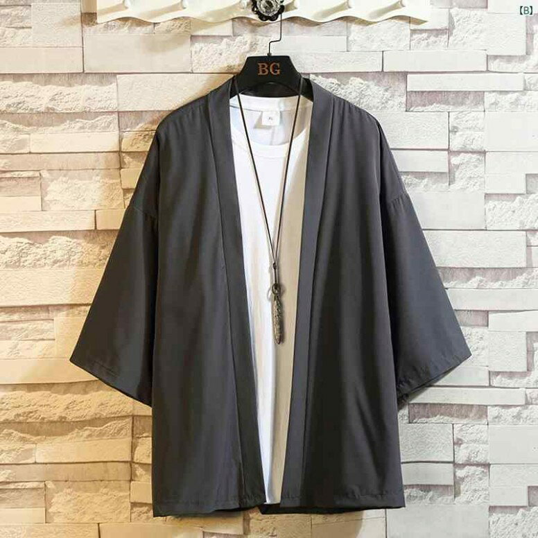 ジャケット メンズ 大人 大人 上品 ゆったり 中国風 ローブ ジャケット 日焼け防止 夏 韓服 着心地良い 薄め
