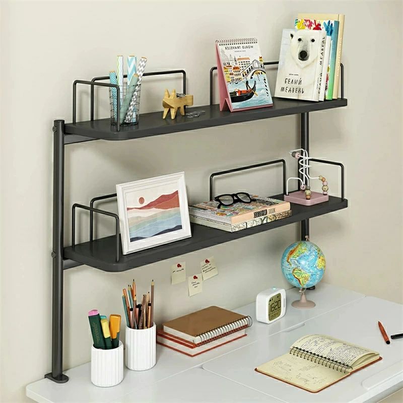 卓上ラック クランプ式机上ラック 多機能 小物整理 卓上収納デスク デスク上収納ラック 卓上 棚 書架 ..