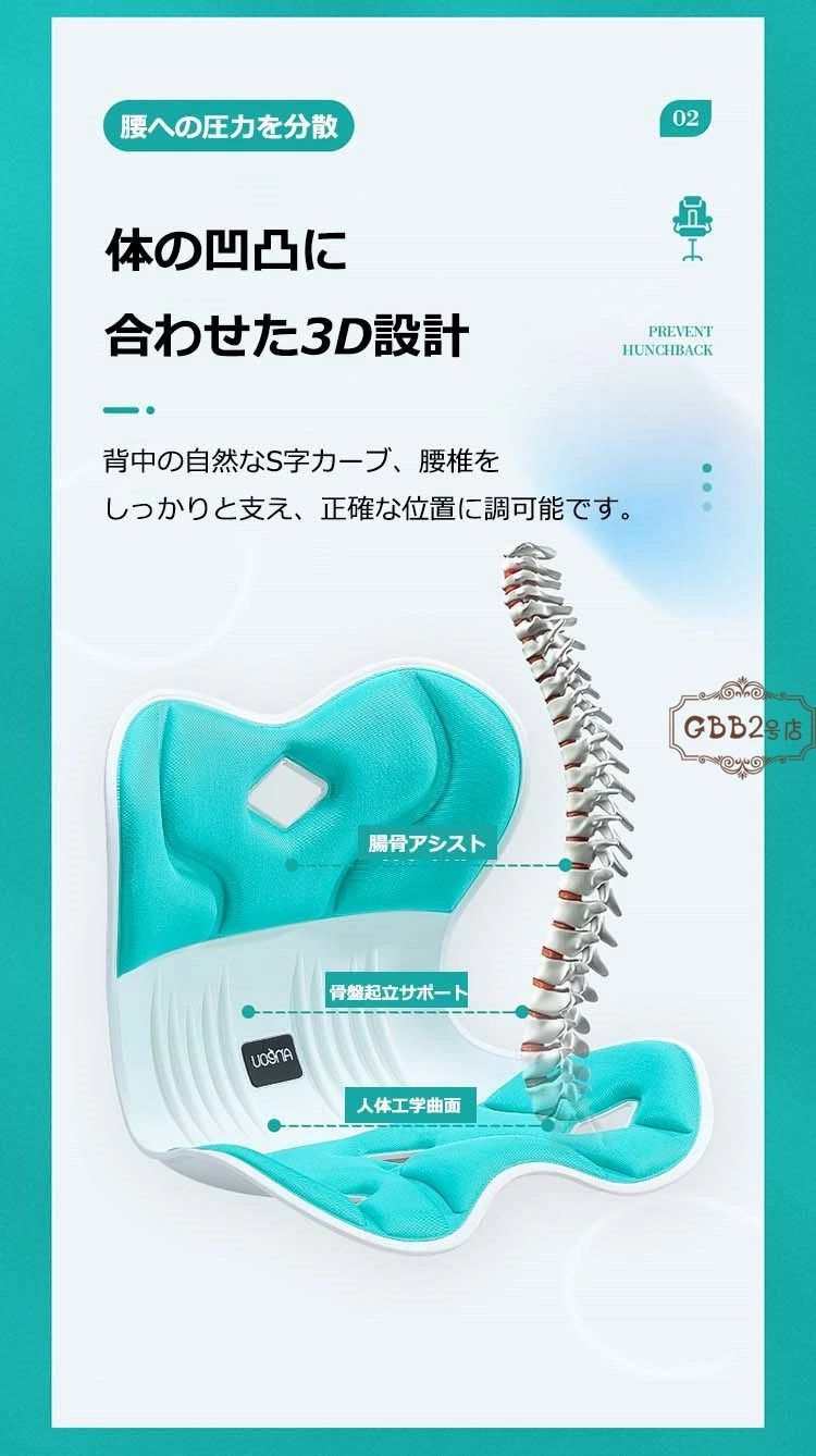 【P5倍!限定セール価格9,160円→4,488円!7/26まで】骨盤矯正 チェア 姿勢矯正 椅子 クッション 骨盤 底 筋 トレーニング グッズ デスク