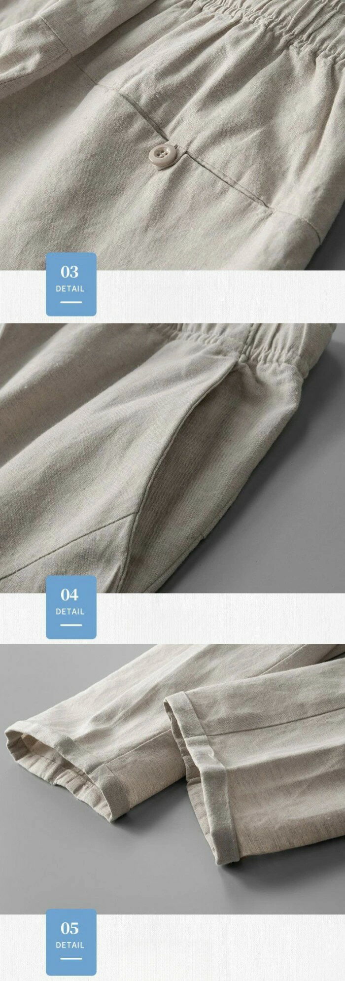 メンズパンツ リネンパンツ シンプル 綿麻 チノパン カジュアルパンツ 薄手 通気 原宿系 春夏秋ボトムス 無地 イージーパンツ レトロ 九分丈 男性用ズボン 父の日 ギフト