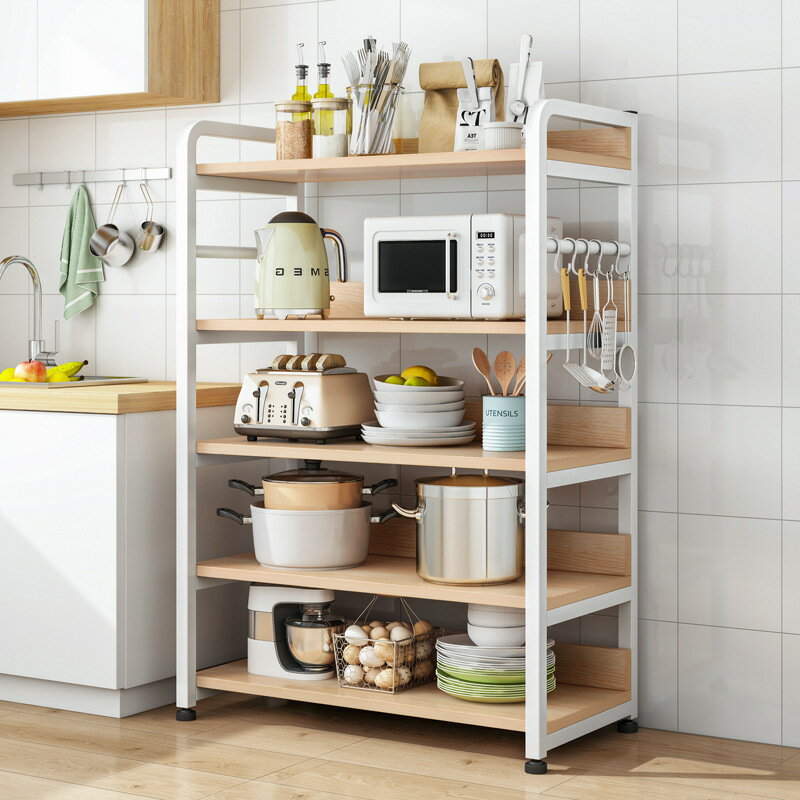 レンジラックキッチンラック家庭用キャビネット落とし収納調味料重ね置き鍋ボウルオーブン収納棚