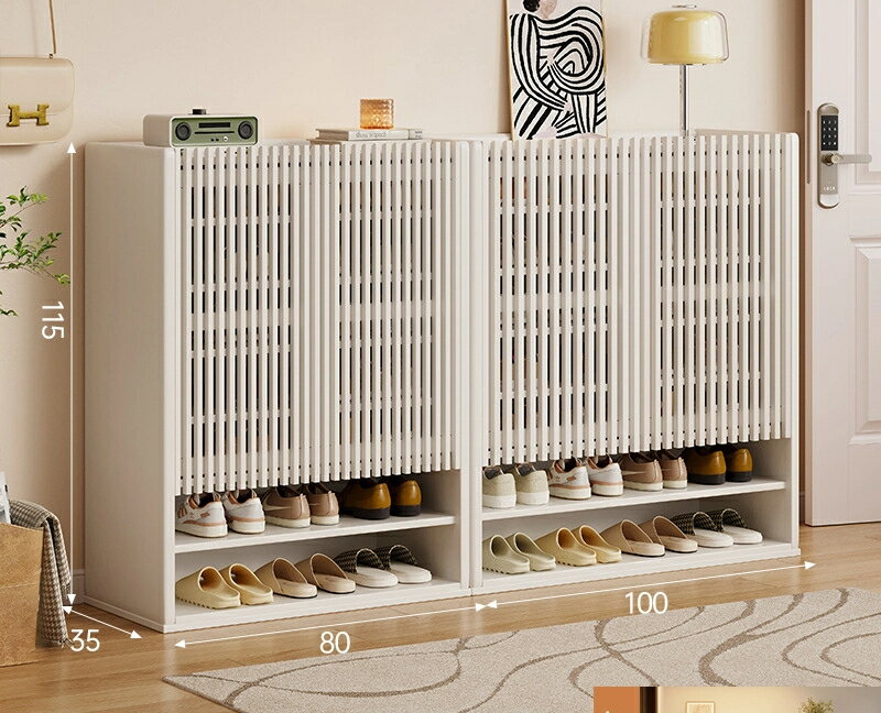 無垢材の靴箱家庭用戸口収納戸口一体壁にもたれて戸口に入る戸口戸口廊下2025新型のかばん取り付けます