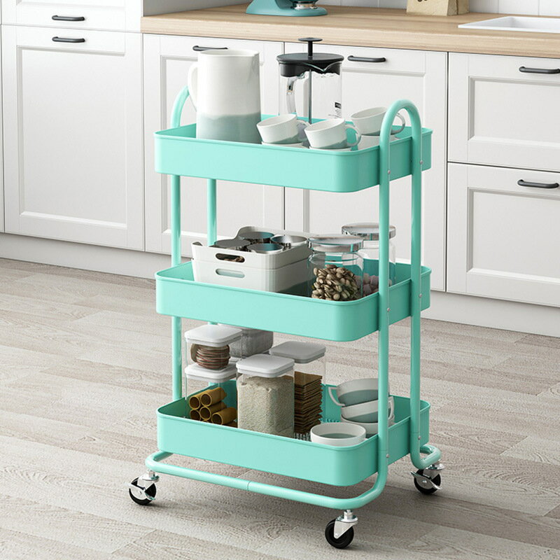 移動可能キッチンラック家庭用デスクトップ整理調味料、食器、箸、電子レンジ簡易収納ラック