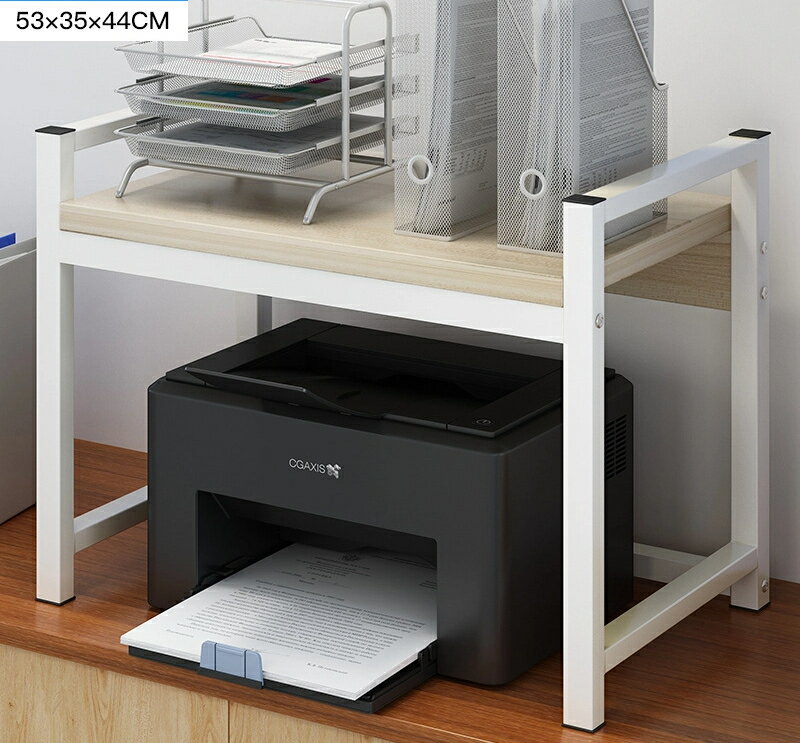 プリンターラックオフィス二層収納ラックデスクトップファイルコピーラック多機能家庭用簡易ラック