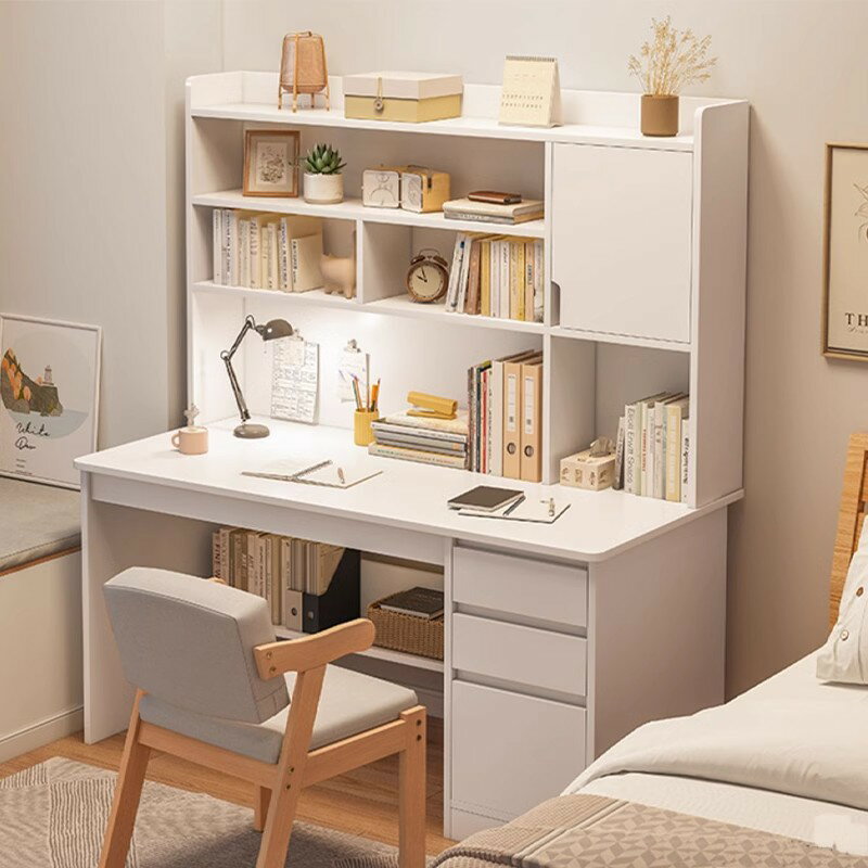 机本棚一体型デスクトップパソコン机現代シンプル家庭用学生学習机中学生字を書く机