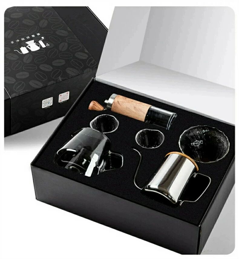 コーヒーセット キャリーイングキット 手挽き コーヒーミル 小型 コーヒーグラインダー ステンレス臼 ..