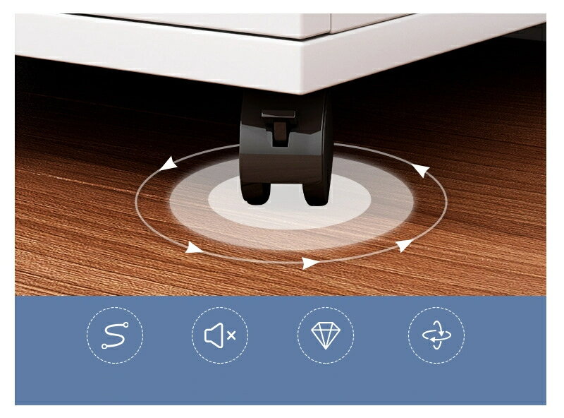 デスクの下のキャビネット事務室のキャビネット木製のロッカーサイドキャビネット鍵付きキャビネットプ..