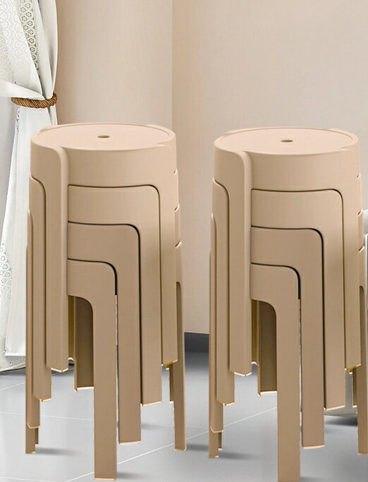 家庭用スツールを厚くプラスチックを重ねて置くことができます旋風のテーブルベンチ風車のベンチ高い丸..