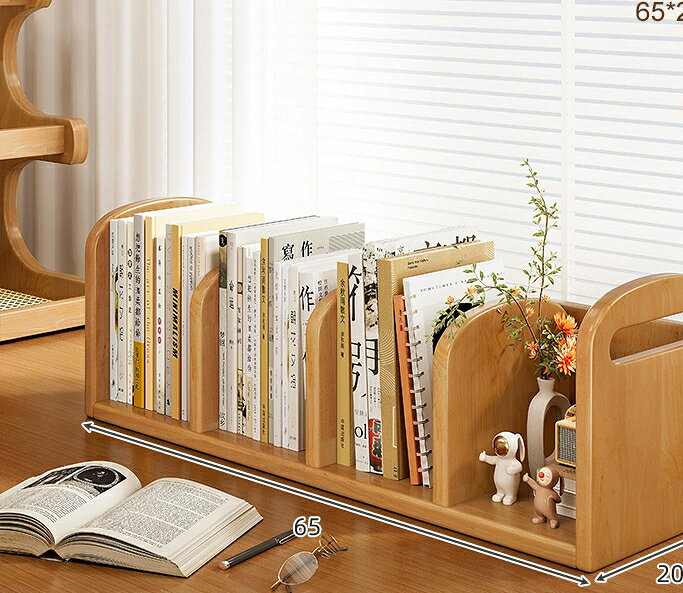 無垢材ゴム木机面書架書架書架収納出窓書架出窓学生書架