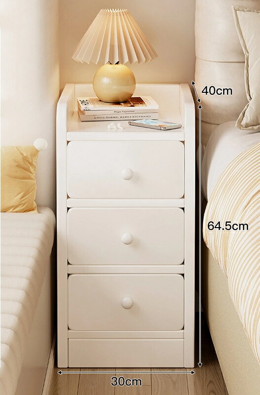 家庭用の寝室のナイトテーブル木製のベッドの頭の子の小さい30センチベッドのそばの極めて狭い隙間20セ..