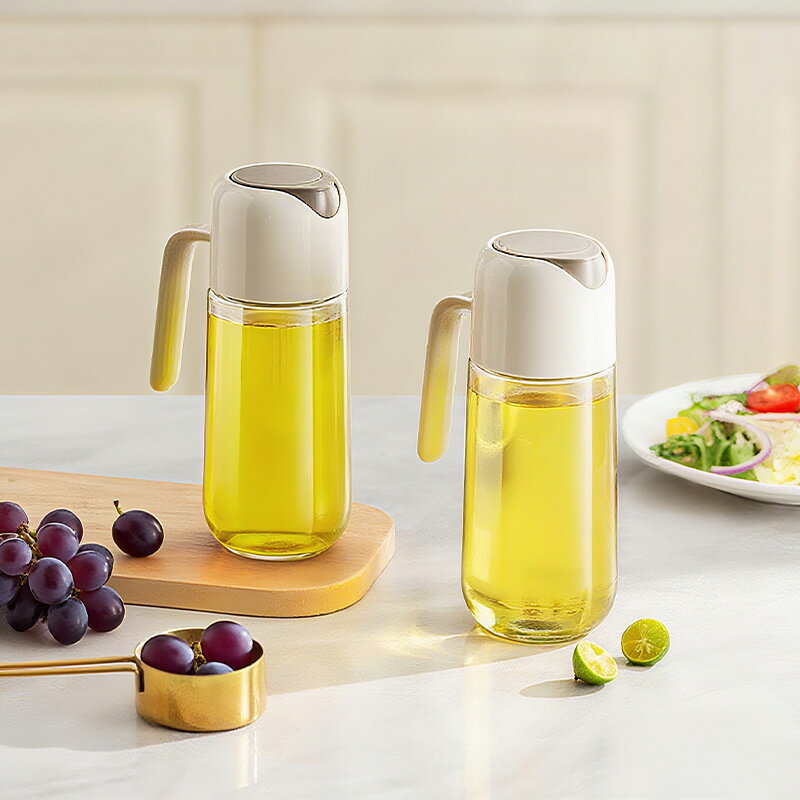 ガラス油差しキッチン家庭用油掛けず自働開合油差し醬油酢調味料差し漏れ防止食品級油差し