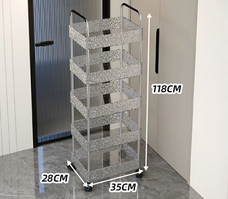 棚寝室家庭用リビングカートキッチン収納棚トイレ浴室床に落とした重層棚