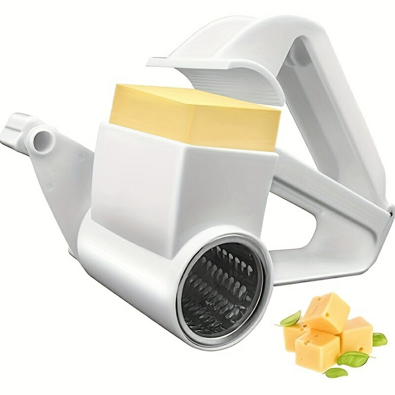 1 個、ハンドル付きチーズグレーター、家庭用チーズグレーター、手動回転チーズグレーター、ハードチー..