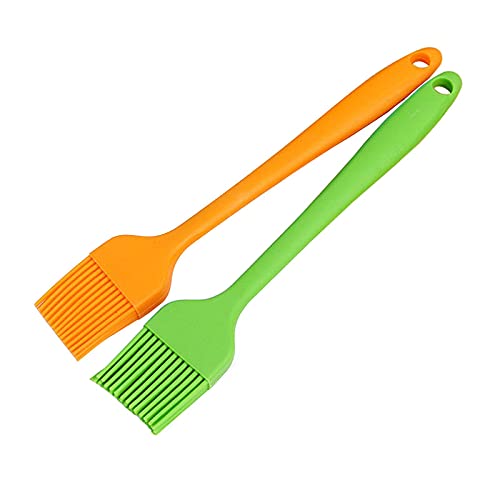 シリコンハケ 料理用 (2個) シリコンはけ 耐熱 油 オイルブラシ ペストリーブラシ バーベキュー ベーキ..