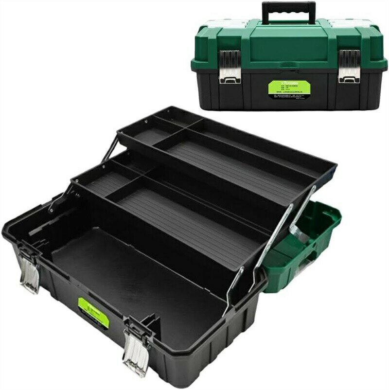 ツールボックス大容量 工具箱 3段 工具箱 おしゃれ 大型 手提式 道具箱 折り畳み式