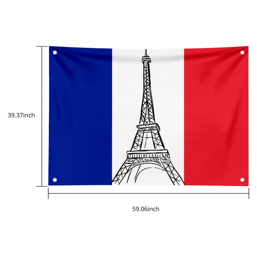Hades French Party Decor – パリ パーティーデコレーション – フランスのパーティーデコレーション – フランスの国旗デコレーション – バスティーユ デイ装飾 – フランスをテーマにした装飾 – 誕生日テーマパーティー用品 大人と子供