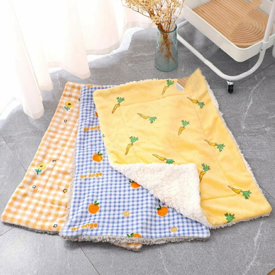 ペット ブランケット 毛布 猫犬用 マット タオル 大判 ソフト 洗える フリース ふわふわ 暖かい 防寒 ..
