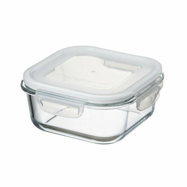 デリッシュ・ライフ耐熱ガラス保存容器 正方形780ml イシガキ