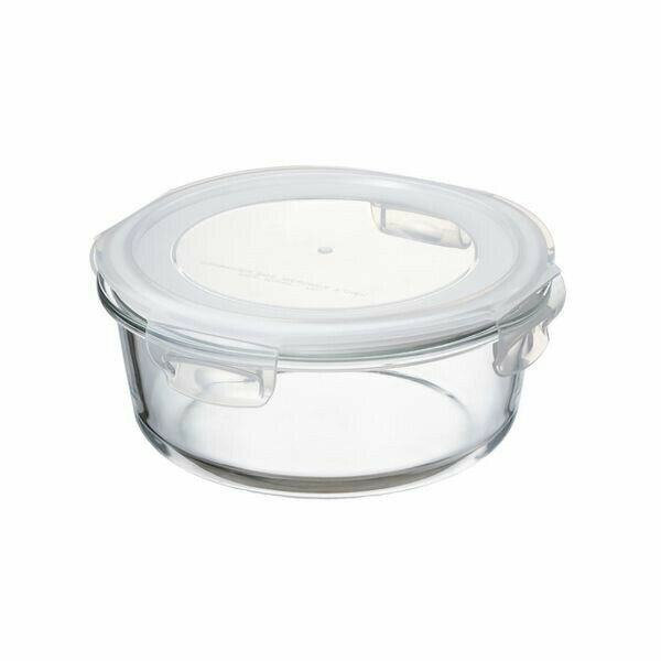 デリッシュ・ライフ耐熱ガラス保存容器 丸型1000ml イシガキ