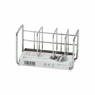 アットアクア ステンレス製スポンジ・たわしラック パール金属