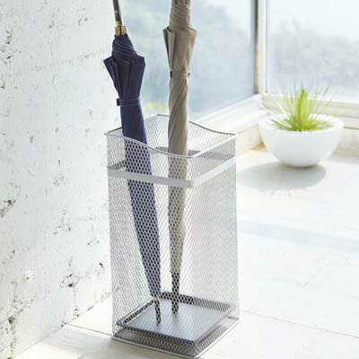 山崎実業 かさたて スクエアメッシュ シルバー YAMAZAKI 【7929】