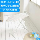 【送料無料】アイロン台 スタンド式 人体型 アイロン台 プレミアムボタンプレスアイロン台 (※替えカバー別売り)【4620】