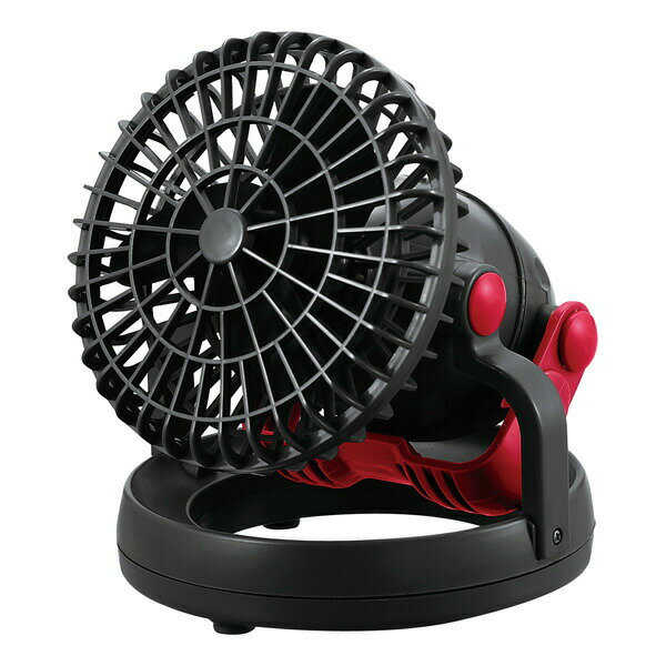 送料無料 扇風機とライトが同時に使える! デザイアー 乾電池式 ファン付LEDライト CAPTAIN STAG パール金属 【M-5129】